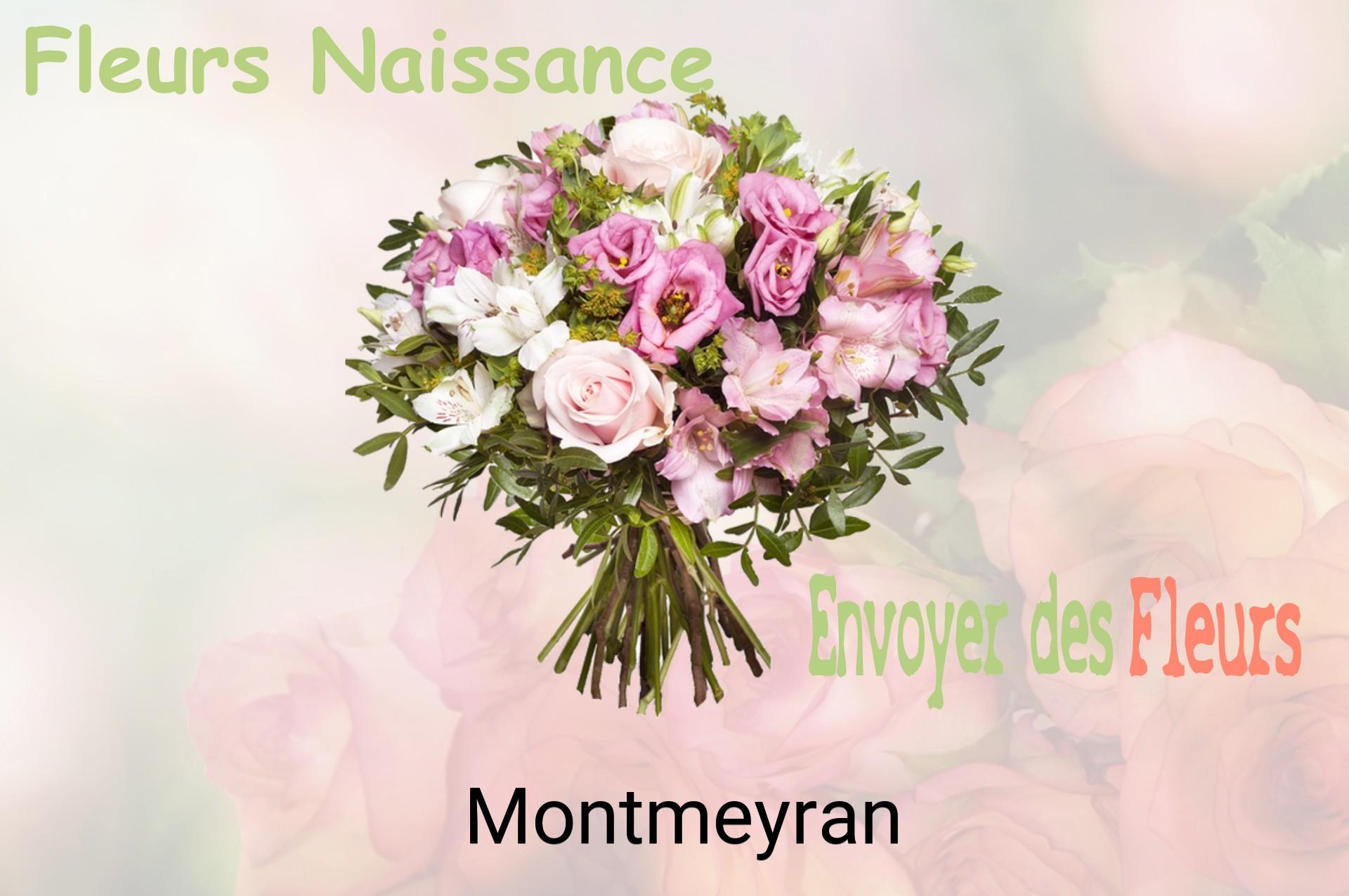 Bouquet de fleurs de naissance livré à Montmeyran